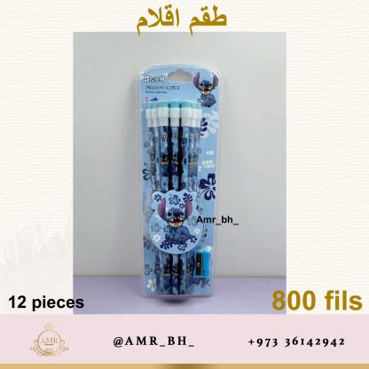 Pencils Set Stitch 12pcs طقم اقلام رصاص ستيتش